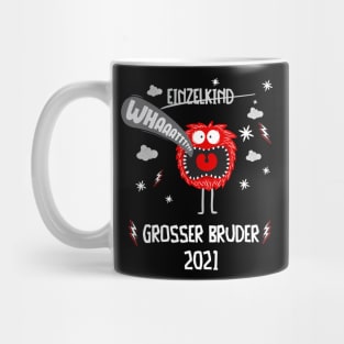 Große Schwester 2021 lustiges Monster Schwangerschaft Mug